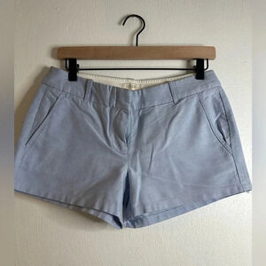 J. Crew Blue Bermuda Shorts Classic Cotton Blend
